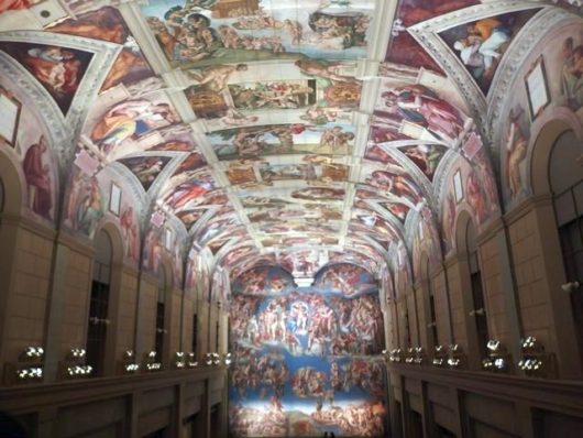 ミケランジェロの天井画